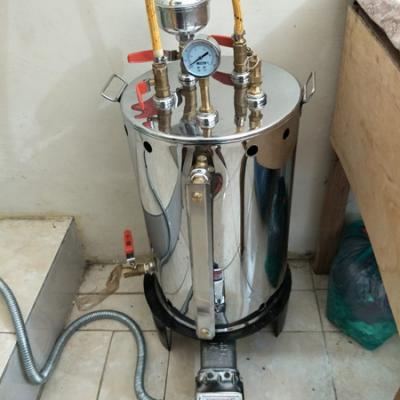 Pemasangan Boiler Setrika Uap Maxxim