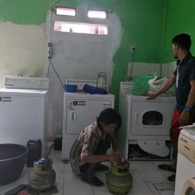 Pemasangan Dryer Speed Queen